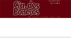 Desktop Screenshot of ciadosbonecos.com.br