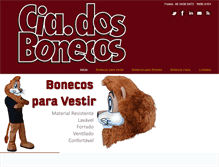 Tablet Screenshot of ciadosbonecos.com.br